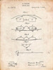 PP487-Vintage Parchment Eye Glasses Patent Poster Poster Print - Cole Borders