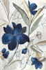Modern Blue Floral I Poster Print - Asia Jensen