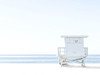 Beach Hut  Coastal 1 Poster Print - Leah Straatsma