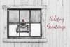 Holiday Greetings Window Poster Print - Lori Deiter Holiday Greetings Window Poster Print - Lori Deiter