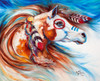 Wind Of Thunder Indian War Horse Poster Print - Marcia Baldwin