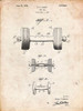 PP314-Vintage Parchment Dumbbell Patent Poster Poster Print - Cole Borders