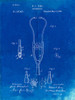 PP315-Faded Blueprint Stethoscope Patent Poster Poster Print - Cole Borders