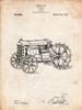 PP310-Vintage Parchment Fordson Tractor Patent Poster Poster Print - Cole Borders