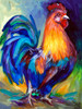 Rooster One Poster Print - Marcia Baldwin