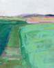 Pale Green Field Poster Print - Chrissie Havers
