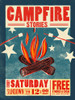 Campfire Poster Print - Cory Steffen