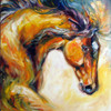 Determined Equine Poster Print - Marcia Baldwin