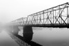 Foggy Morning Bridge Poster Print - Lori Deiter