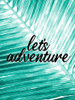 Lets Adventure Palm Poster Print - Kimberly Allen