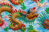Bangkok- Thailand. Colorful relief of dragon or serpent. Poster Print - Tom Haseltine
