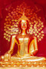 Chiang Mai- Thailand. Wat Phan On. Buddha statue within chedi. Poster Print - Tom Haseltine