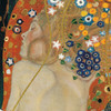 Sea Serpents IV Poster Print - Gustav Klimt