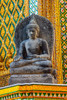Thailand- Bangkok. Buddha statue at Wat Phra Kaew
