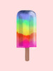 Rainbow Popsicle Poster Print - Emanuela Carratoni
