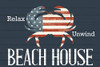 Crab Beach House Poster Print - Kimberly Allen