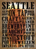 Seattle On Tap Poster Print - GST