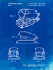 PP164- Faded Blueprint Mini Stapler Patent Poster Poster Print - Cole Borders