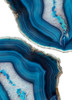 Blue Agate Poster Print - Emanuela Carratoni