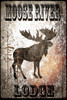 Lodge Moose River Lodge Poster Print - LightBoxJournal