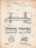 PP185- Vintage Parchment Beer Tap Patent Poster Poster Print - Cole Borders