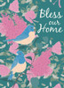 Blue Birds Bless Our Home Poster Print - Melody Designs Sweet