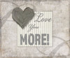 Decortive Pattern Love You More Poster Print - LightBoxJournal