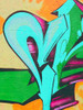 Heartbeat Graffiti Abstract Poster Print - GST