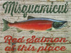 Misquamicut Red Salmon Poster Print - GST