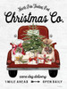 Christmas Co. Truck Delivery Poster Print - and Lined Lettered