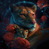 Star Watching, Lion Love Poster Print - Jake Fouracre