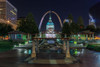 St. Louis At Night Poster Print - Online Galloimages