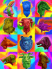 Chinese Zodiac Pop Art Poster Print - Howie Green