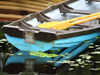 Aqua Boat Poster Print - GST