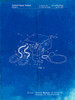 PP778-Faded Blueprint Defibrillator Patent Poster Poster Print - Cole Borders