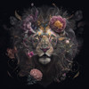 Floral Lion Pride Poster Print - Jake Fouracre