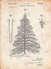 PP765-Vintage Parchment Christmas Tree Poster Poster Print - Cole Borders