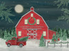 Full Moon Christmas Tree Farm Poster Print - Cindy Jacobs