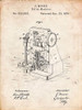 PP757-Vintage Parchment Bullet Machine Patent Poster Poster Print - Cole Borders