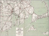 Cape Cod And RI Map Poster Print - GST