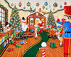 Santas Workshop Poster Print - Don Engler
