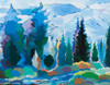 Blue Daydream Poster Print - Hooshang Khorasani