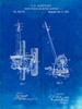 PP747-Faded Blueprint Bobbin Winder for Sewing Machines Poster Poster Print - Cole Borders