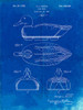 PP161- Faded Blueprint Duck Decoy Patent Poster Poster Print - Cole Borders