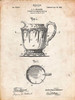 PP152- Vintage Parchment Kitchen Pitcher Poster Poster Print - Cole Borders