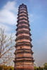 Iron Pagoda-Kaifeng-Henan-China. Built in 1069 by the Kaibao Buddhist Monastery. Poster Print - William Perry