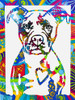 Heart Pittie Poster Print - Russo Collection Dean Heart Pittie Poster Print - Russo Collection Dean