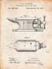 PP741-Vintage Parchment Blacksmith Anvil Patent Poster Poster Print - Cole Borders