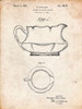 PP155- Vintage Parchment Haviland Basin Pitcher Patent Poster Poster Print - Cole Borders
