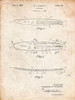 PP1073-Vintage Parchment Surfboard 1965 Patent Poster Poster Print - Cole Borders
